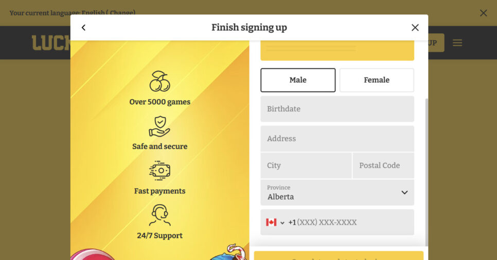 Top Alberta online casino - LuckySpins